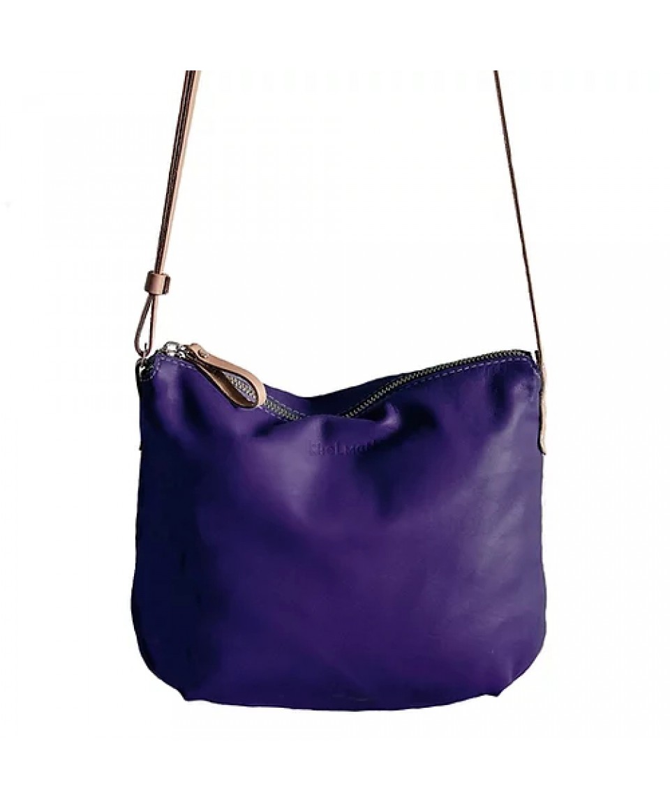 Borla. Violet lamb crossbody bag