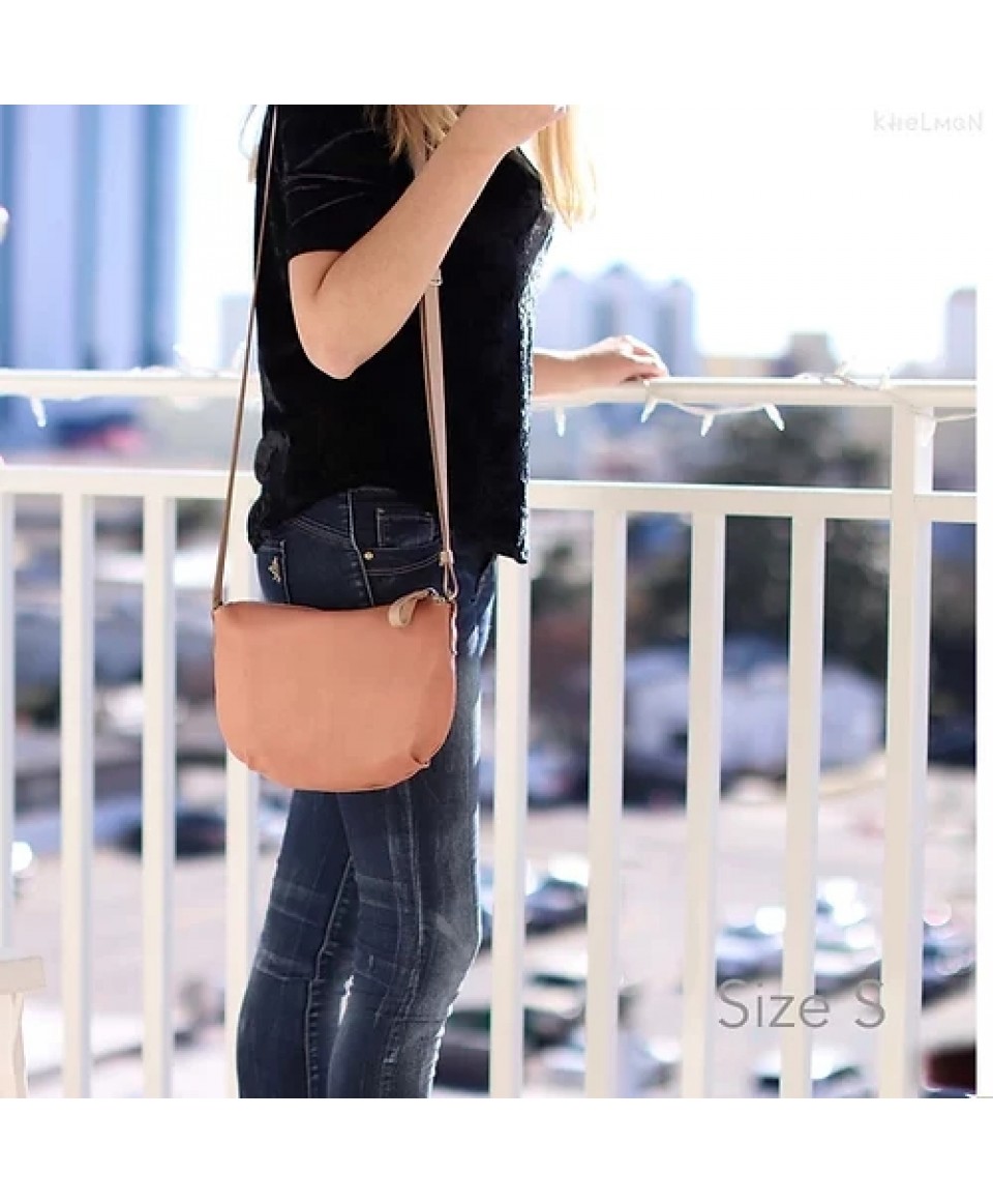 Borla. Violet lamb crossbody bag