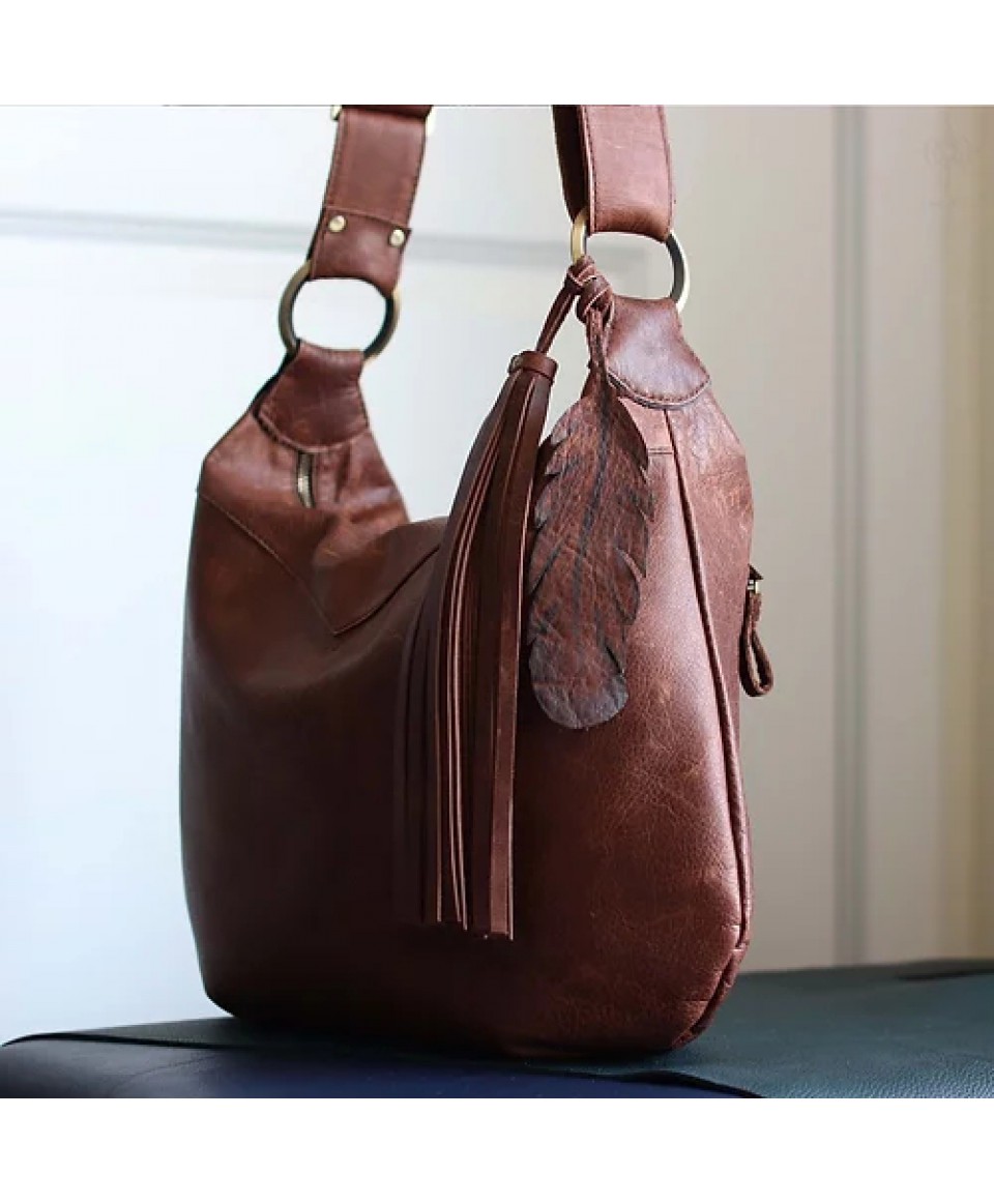 Demilune. Crossbody hobo bag