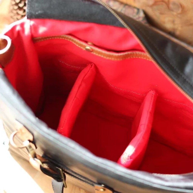 Gideon camera tote bag with padding interior