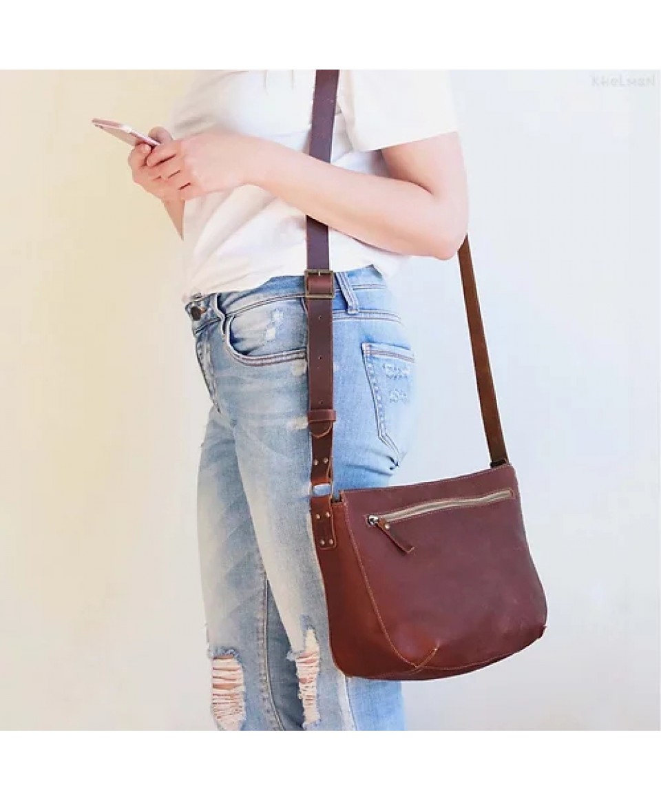 Marley S. Crossbody leather bag