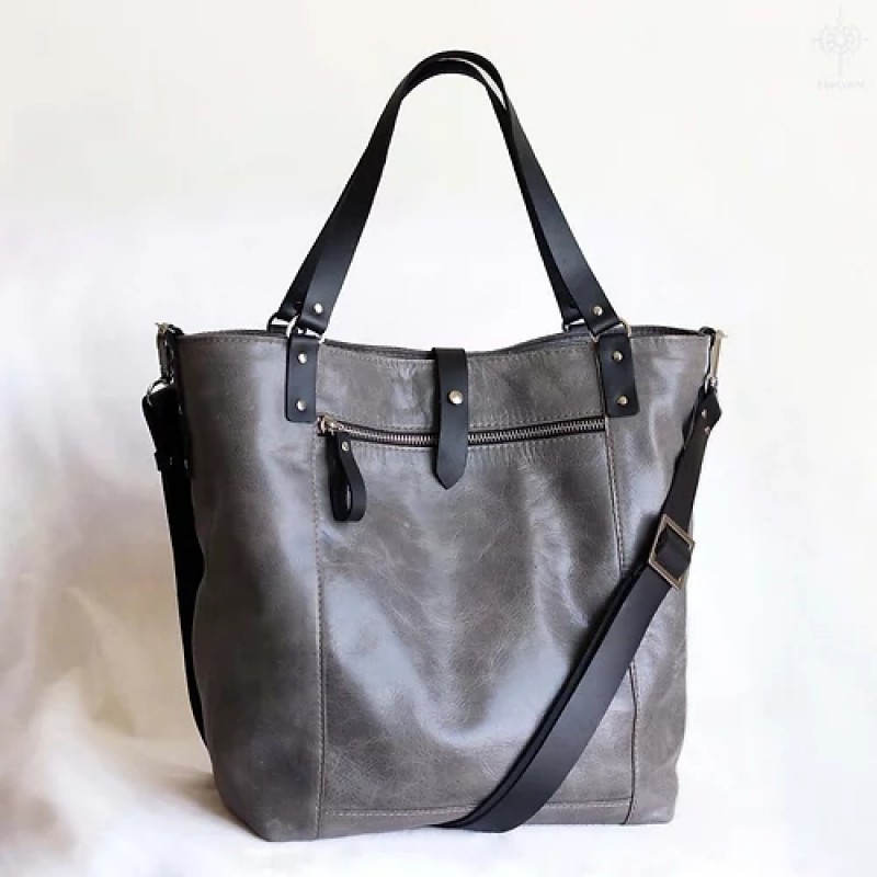 Niten. All catch leather tote bag