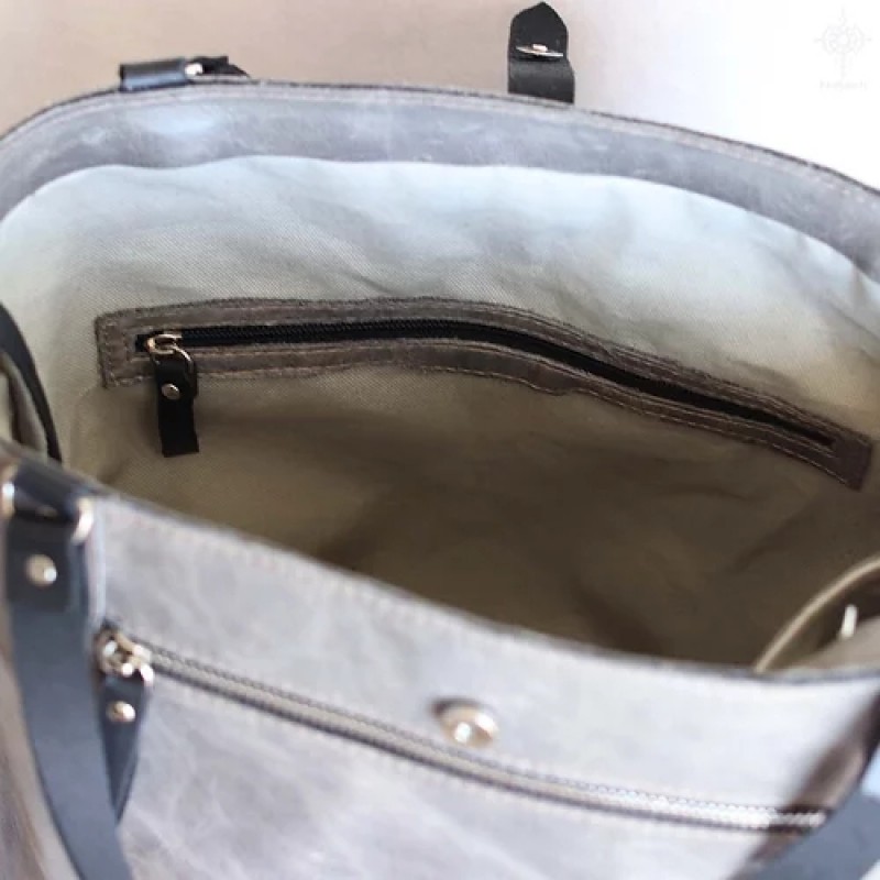 Niten. All catch leather tote bag
