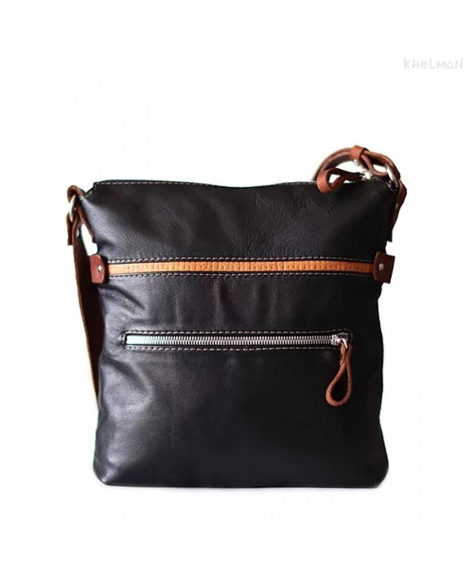 Somerset. Black lamb crossbody bag