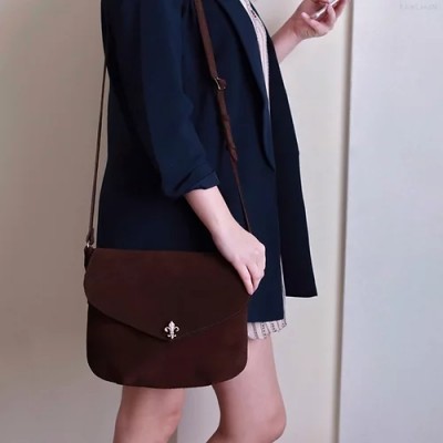 Sophie. Fleur De Lis messenger bag