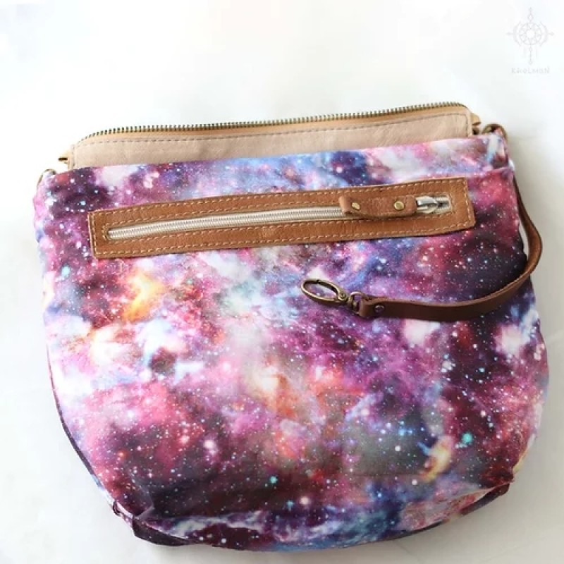 Sophie. Patina Tan leather crossbody bag
