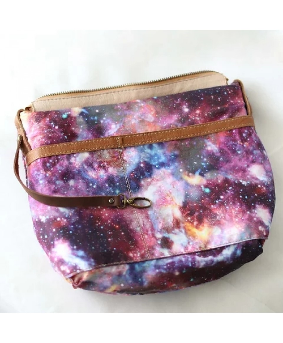 Sophie. Patina Tan leather crossbody bag