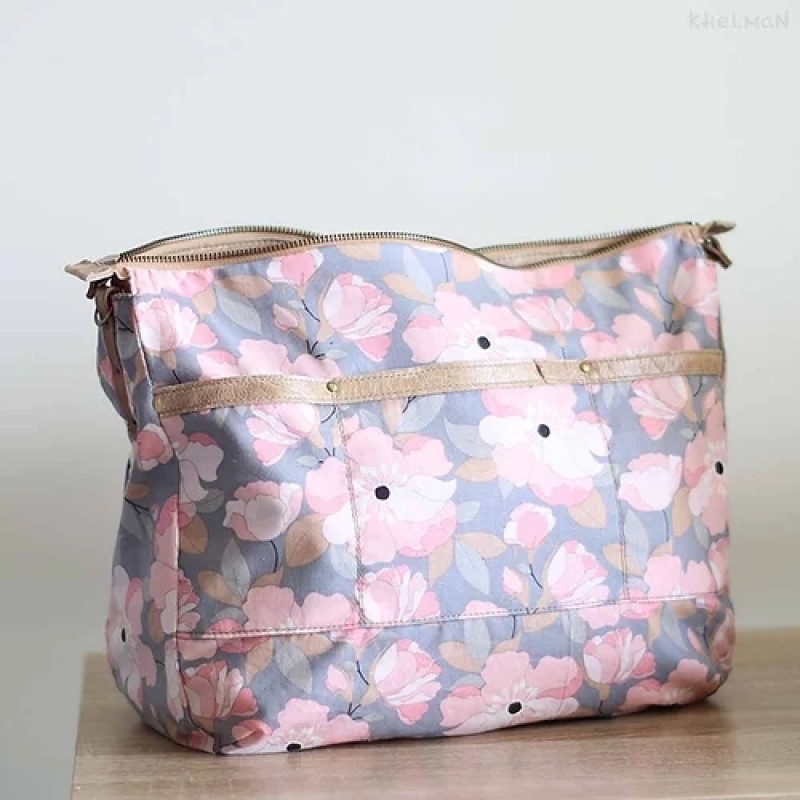 Tiberis Light. Caramel tote bag