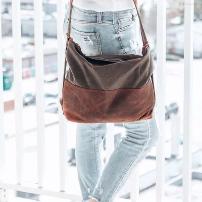 Tusson. Convertible waxed canvas and leather backpack